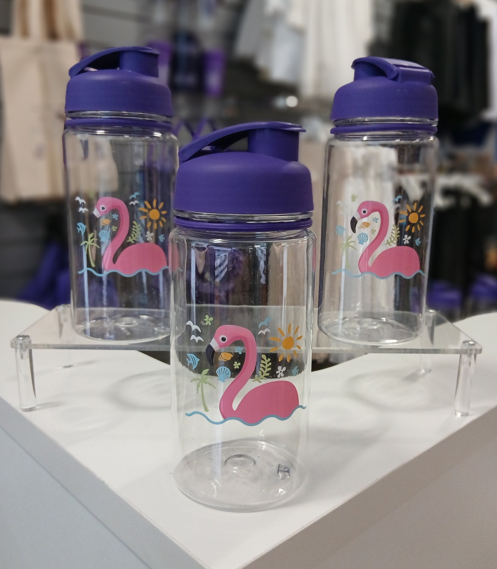 Kids Flamingo Water Bottle