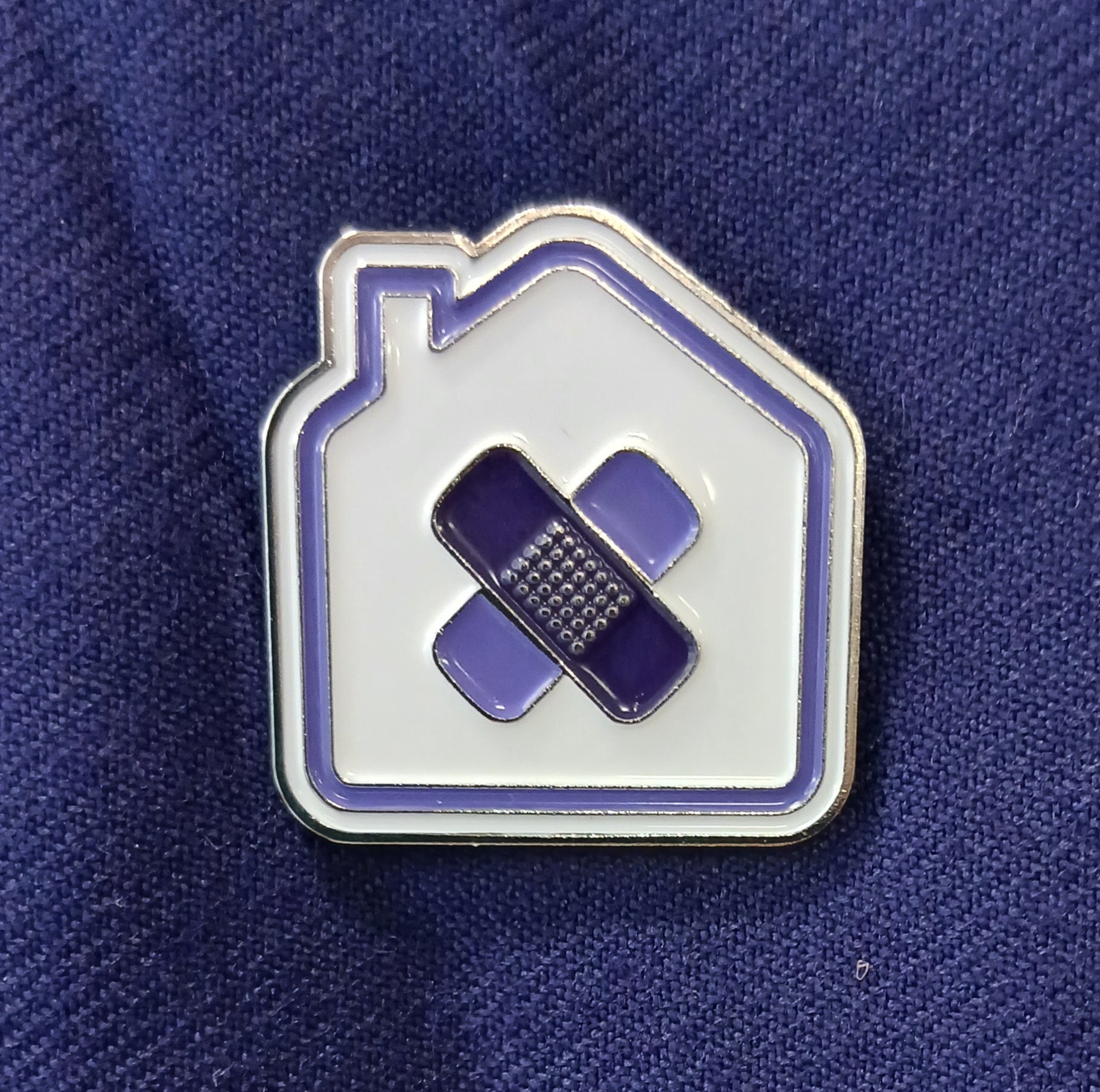 Crossbasket House Pin Badge
