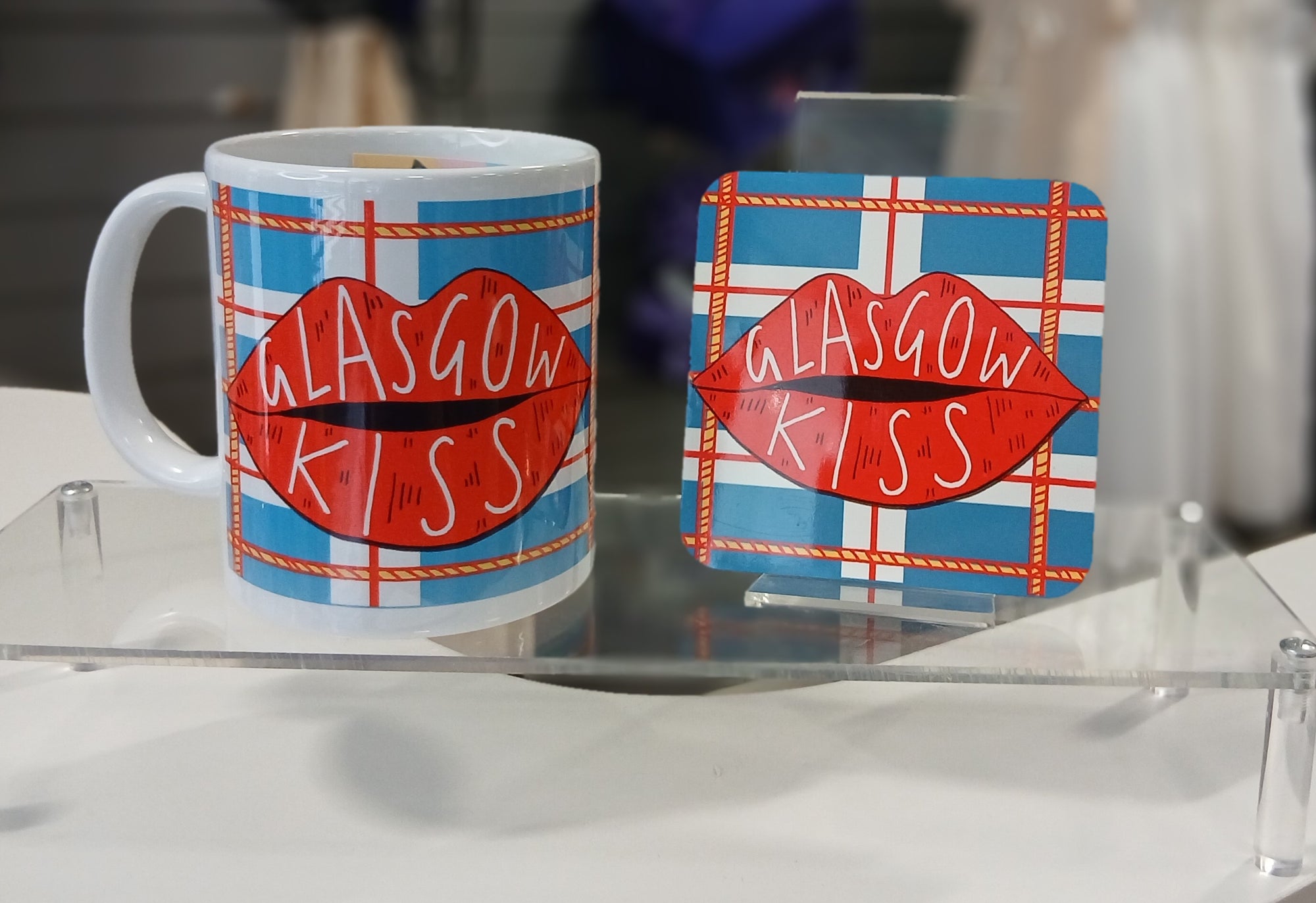 Glasgow Kiss Mug & Coaster Combo