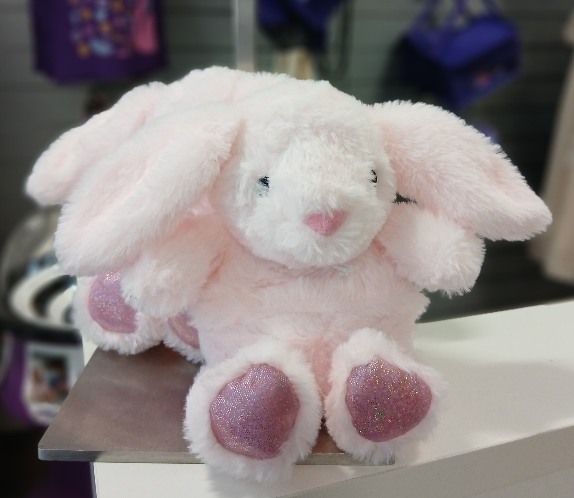 Mini Pink Bunny Snuggable