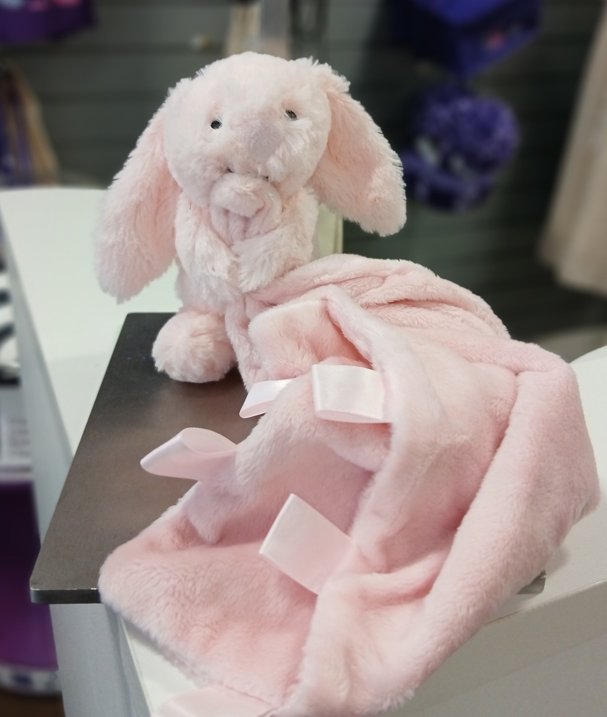 Ziggle Pink Bunny Comforter