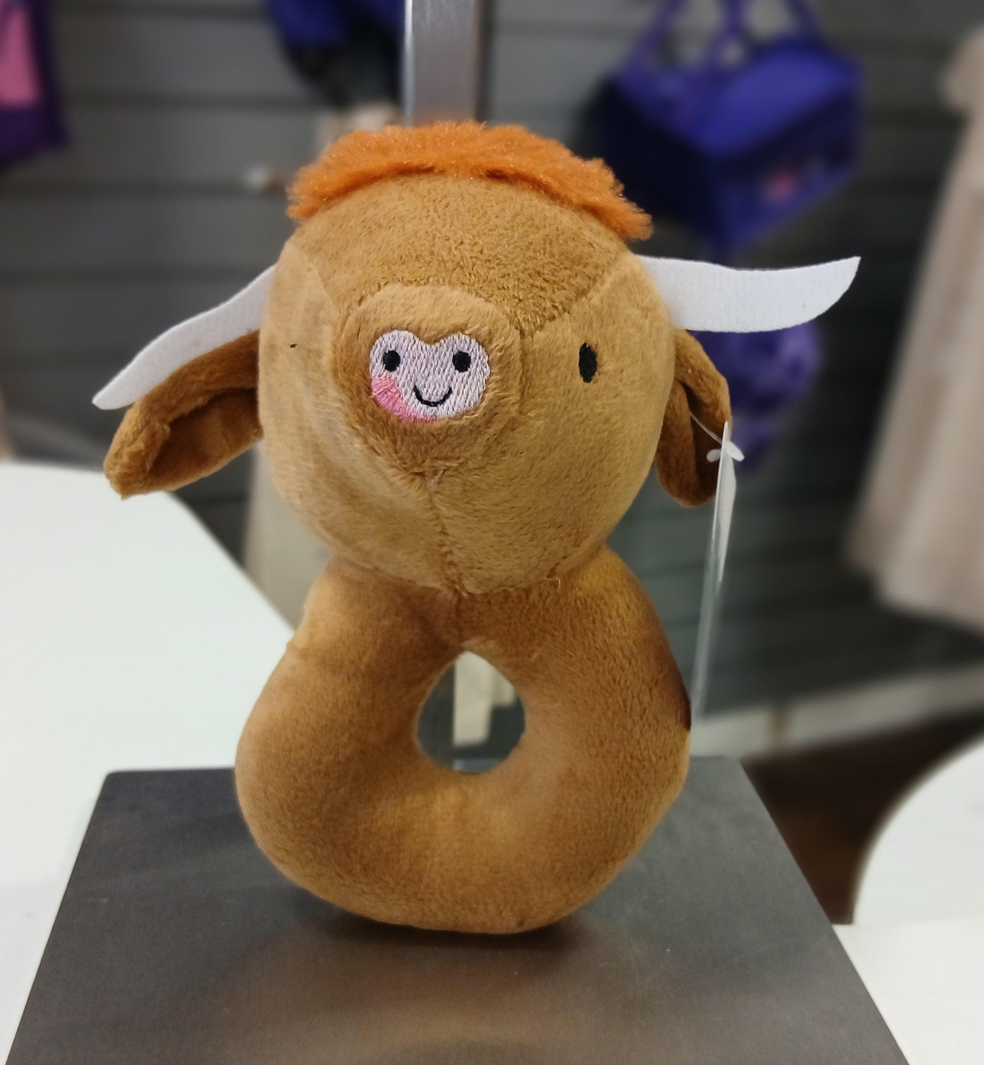 Ziggle Highland Cow Rattle