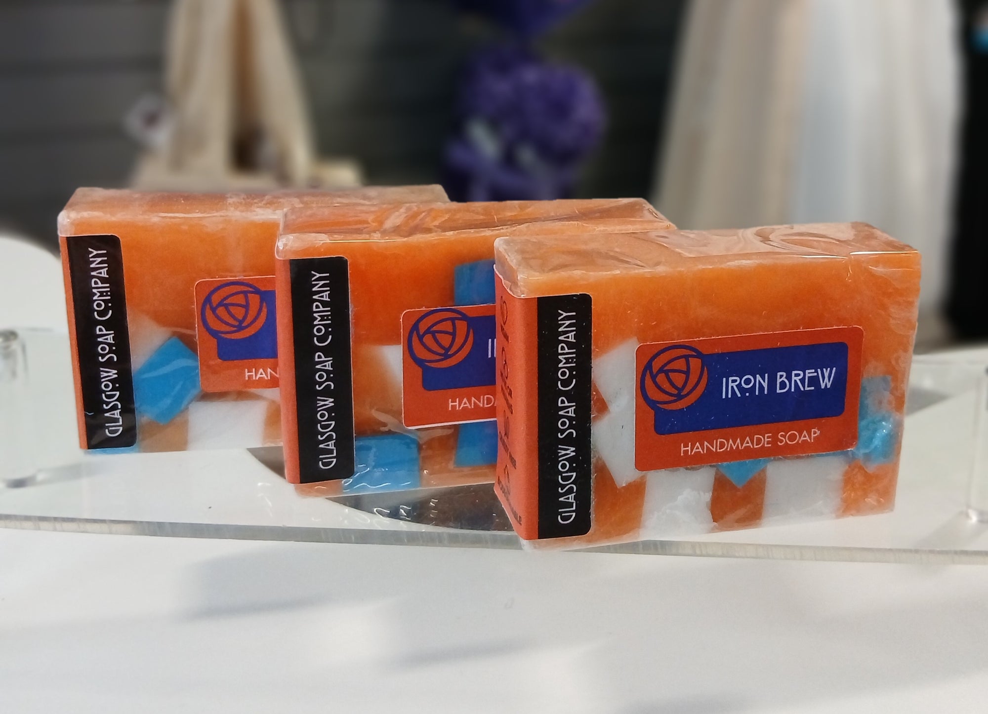 Glasgow Soap Co Iron Brew Soap Slice