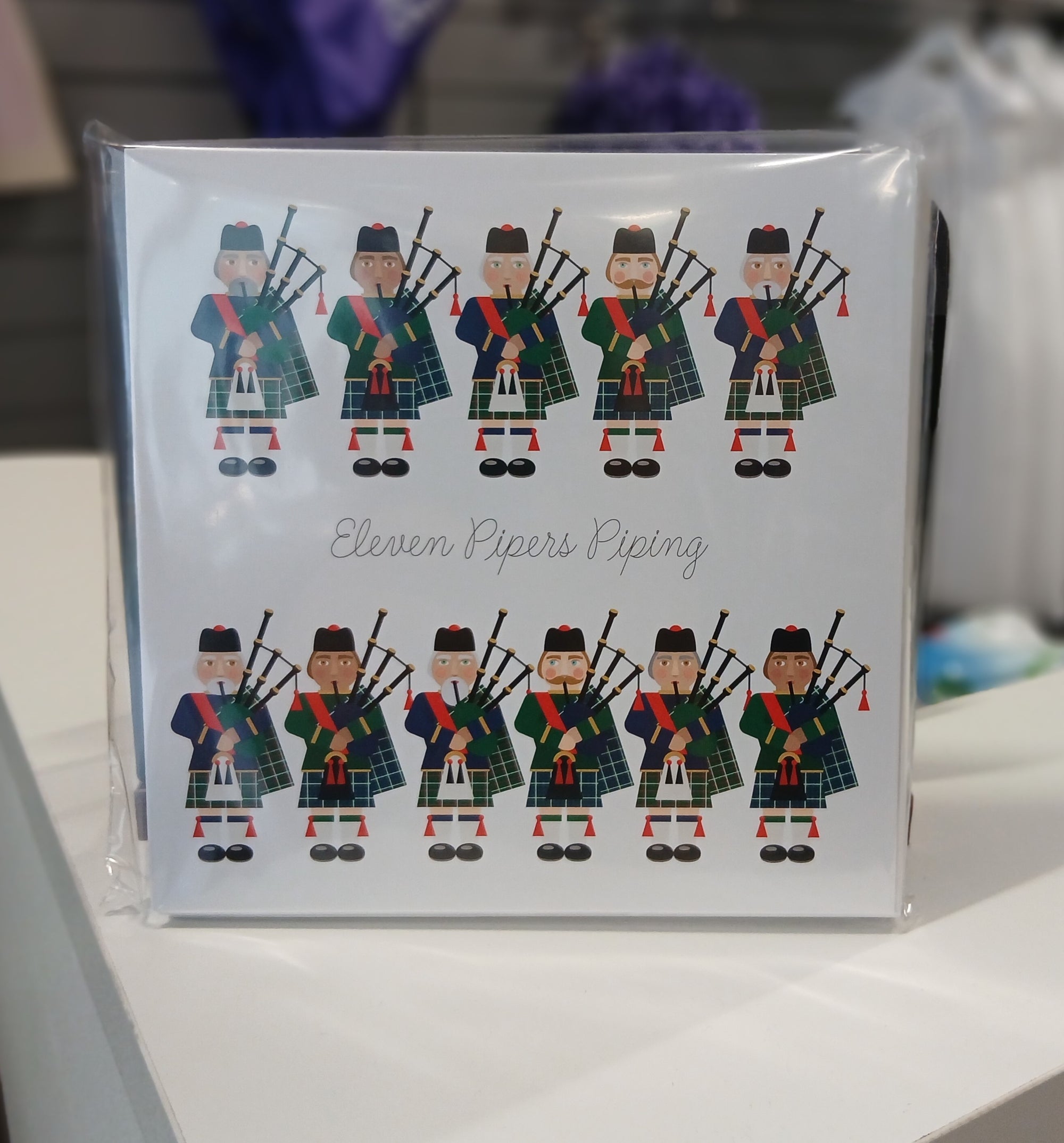 Eleven Pipers Christmas Cards