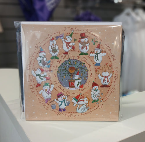 12 Christmas Snowmen