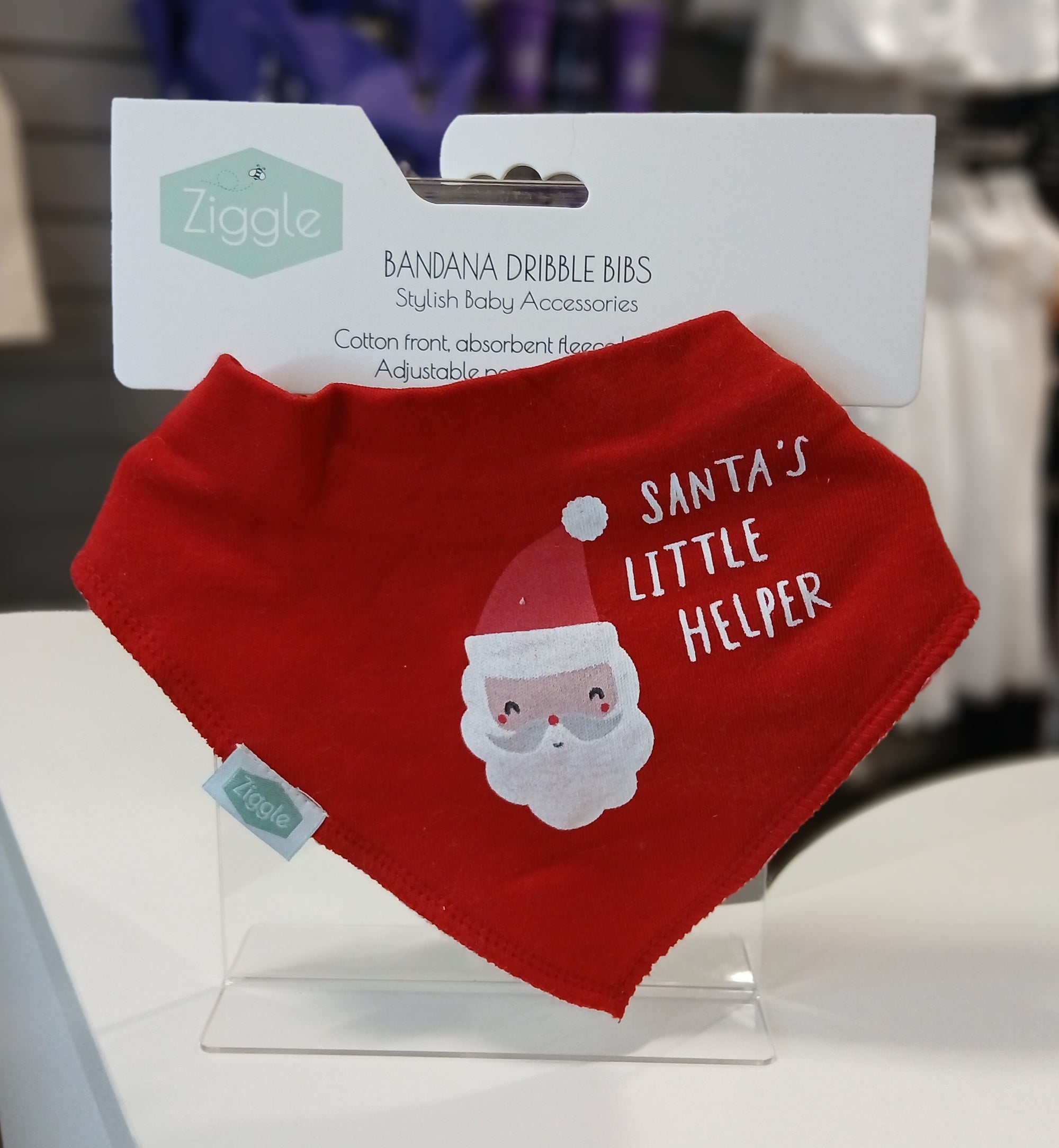 Santa's Little Helper Bandana Dribble Bib