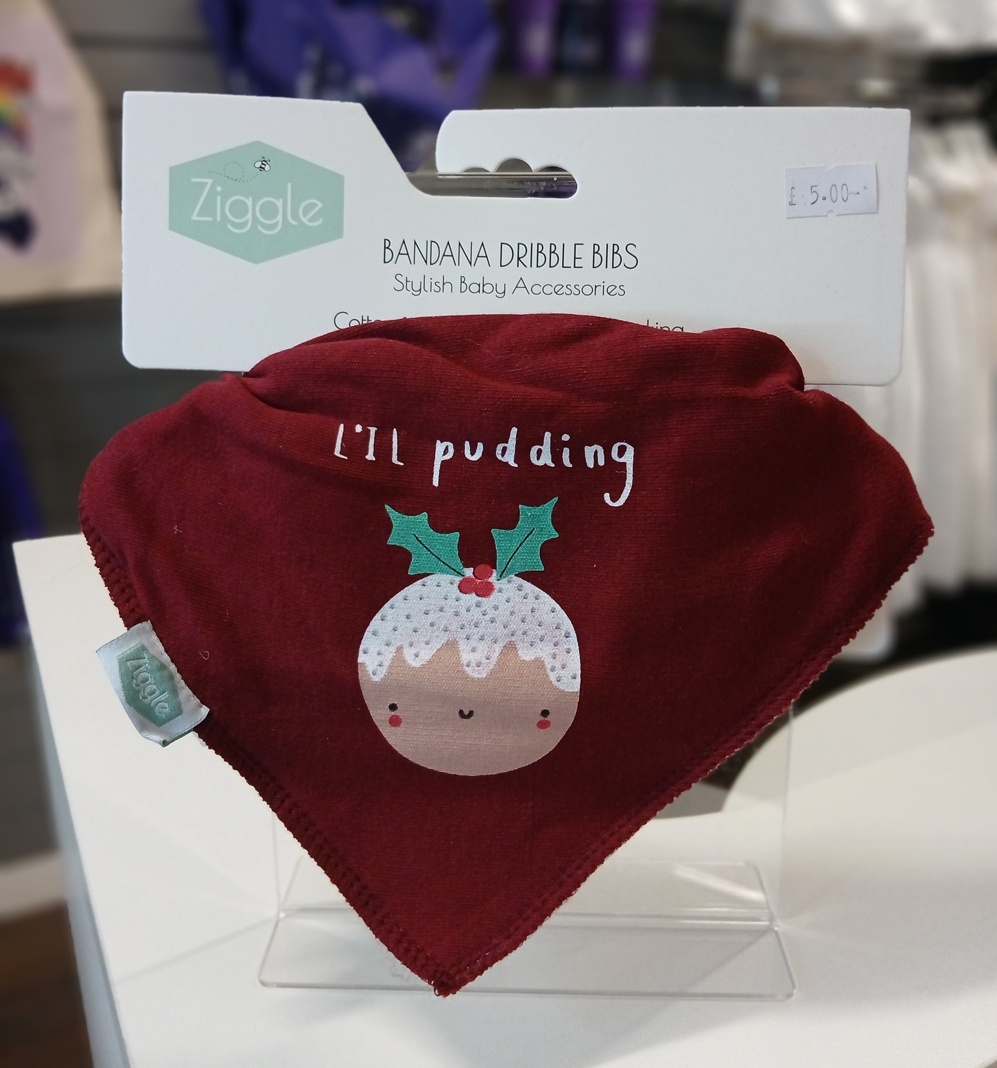 Ziggle Bandana Dribble Bib L'il Pudding