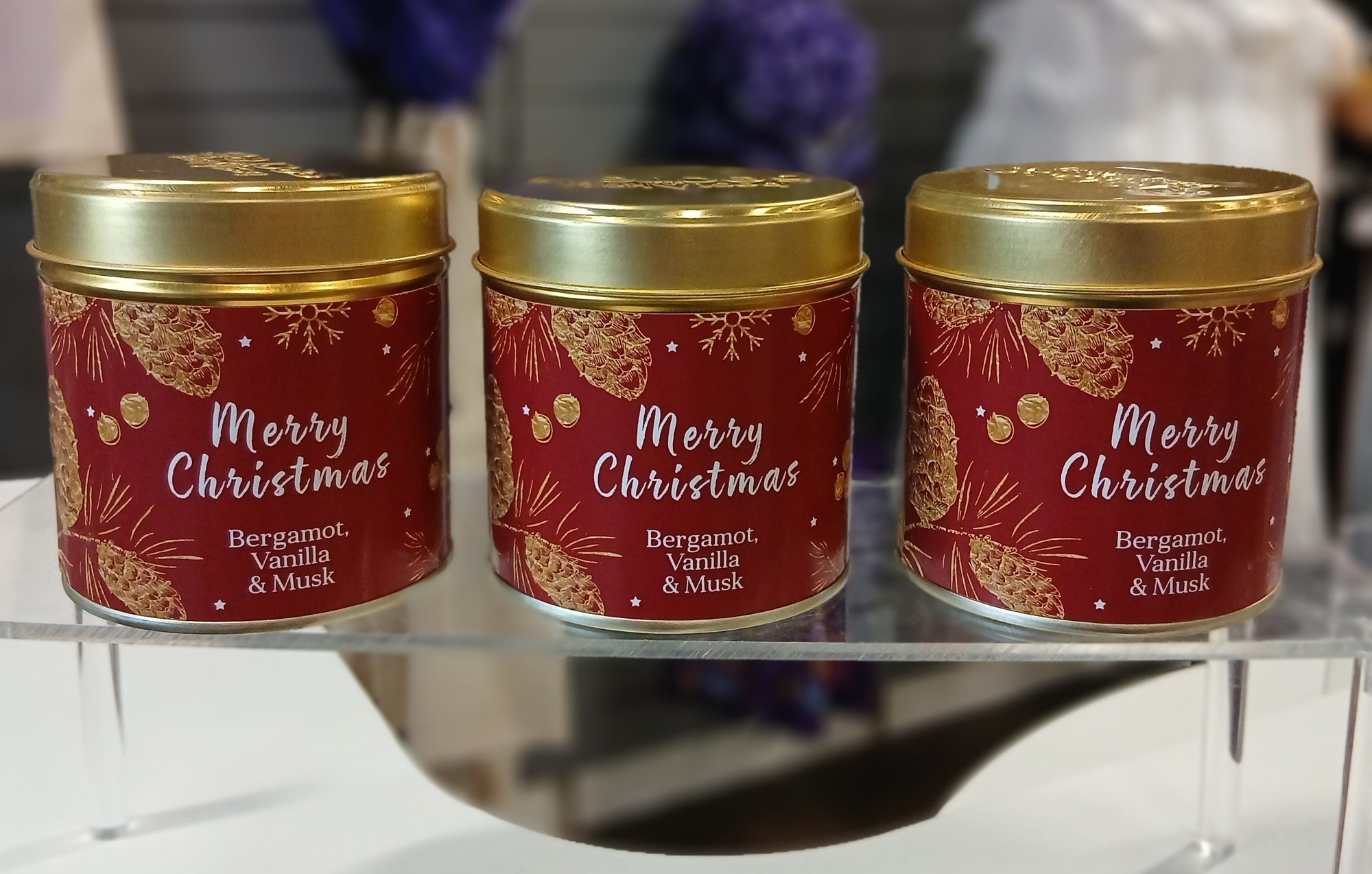 Merry Christmas Candle