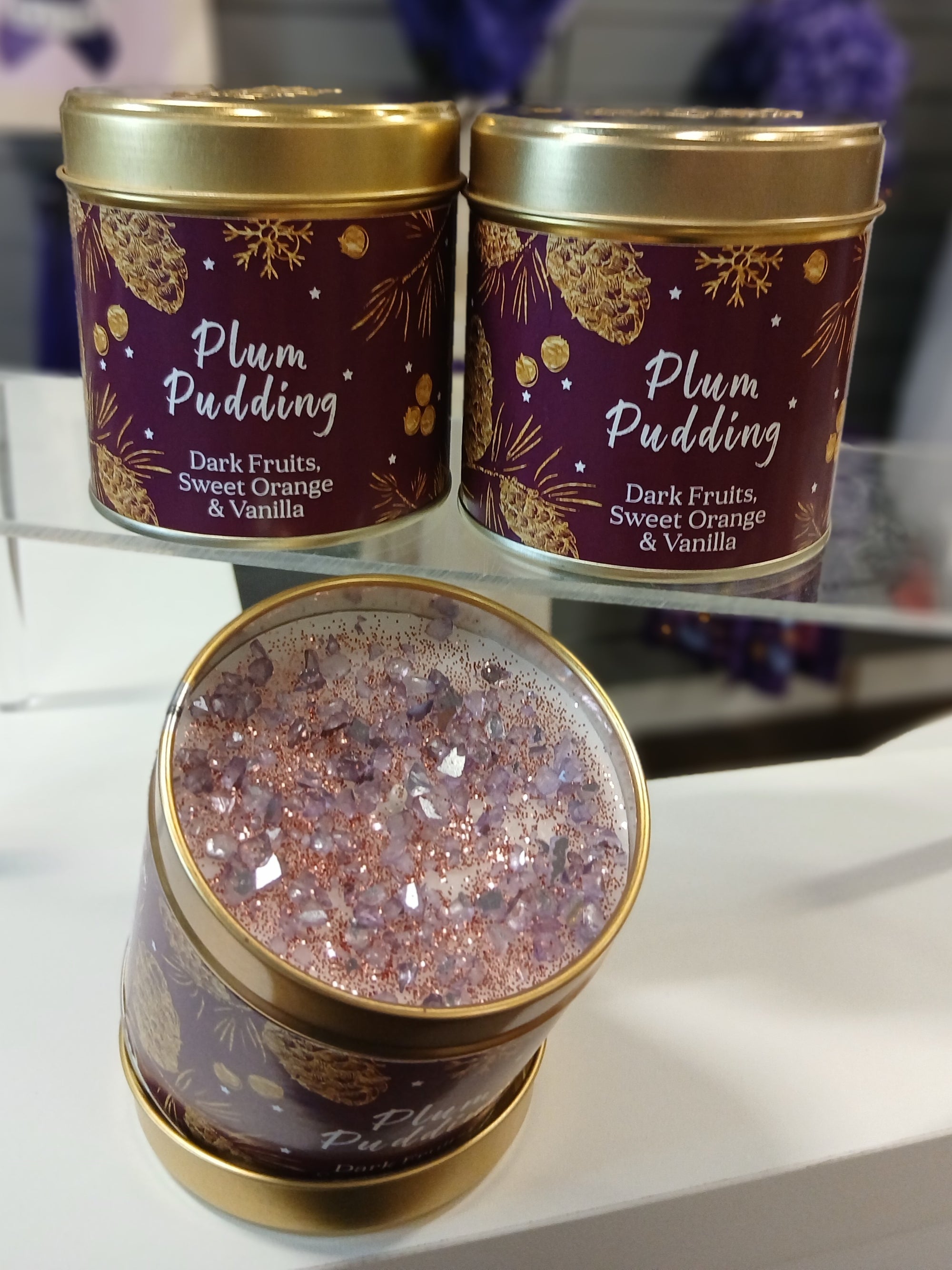 Plum Pudding Candle