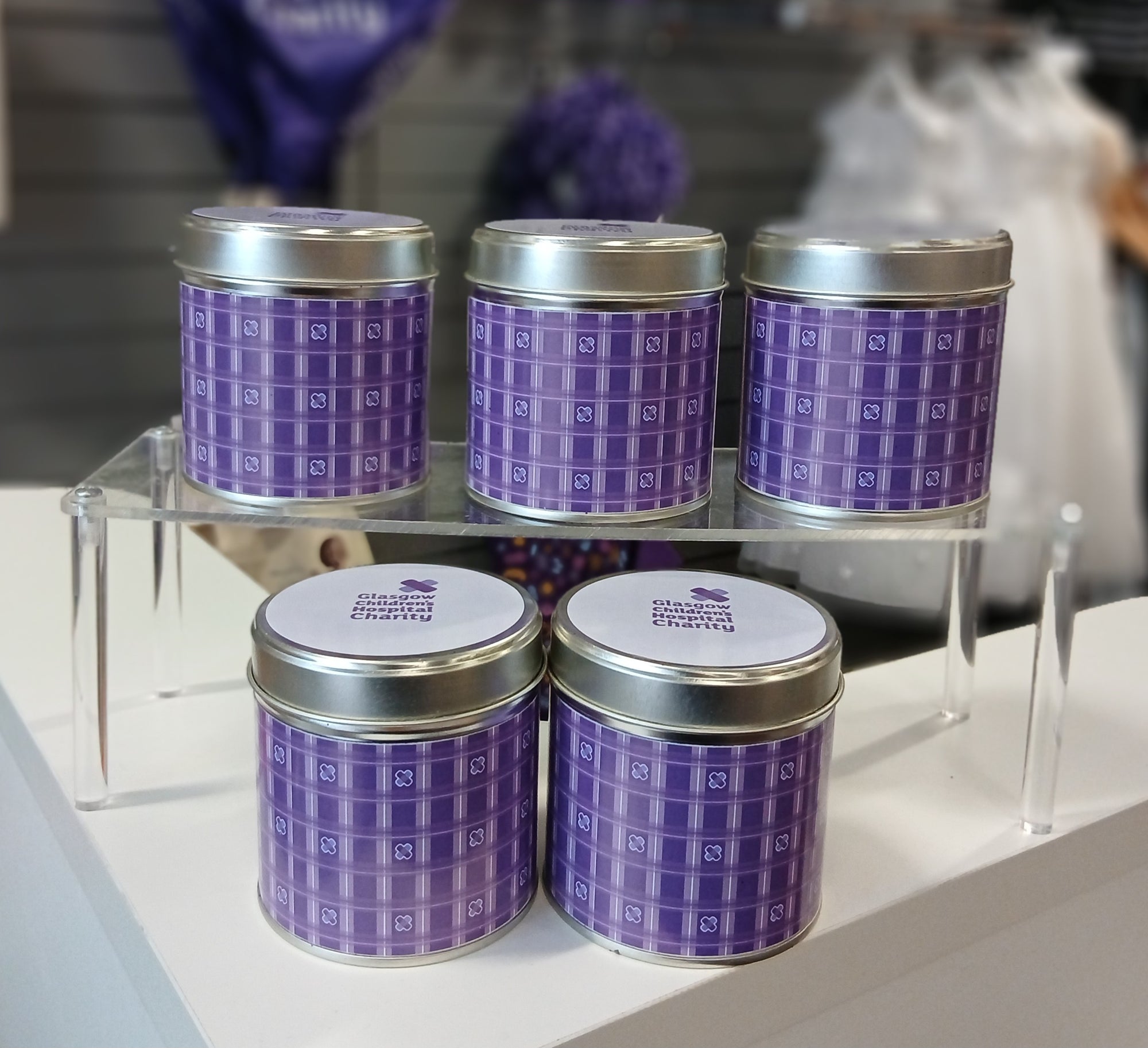 Glasgow Children's Hospital Charity Bespoke Candle