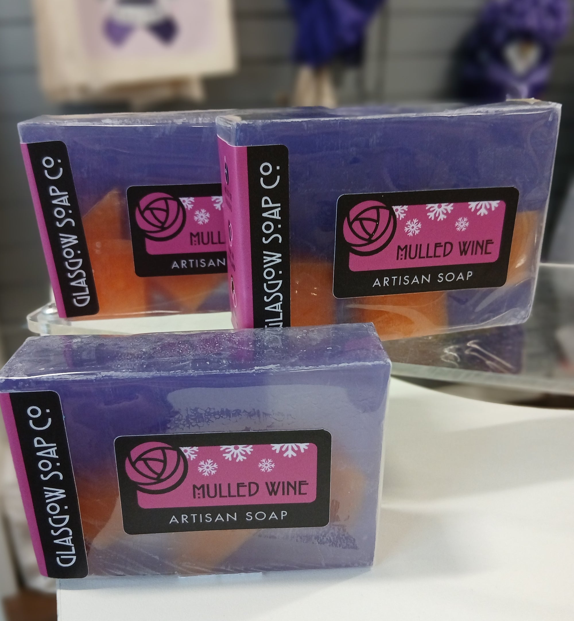 Mulled Wine Soap Slice