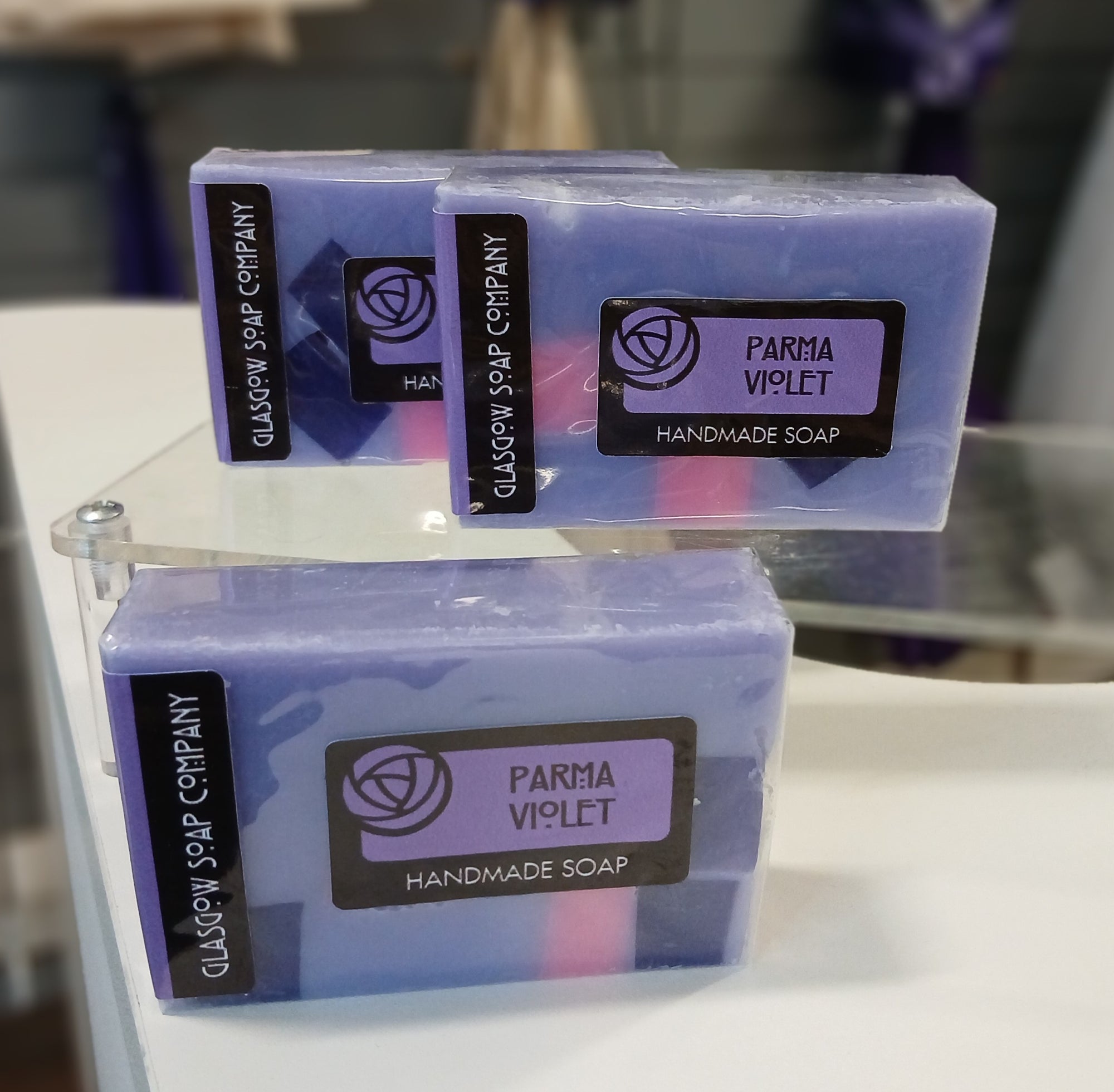 Parma Violet Soap Slice