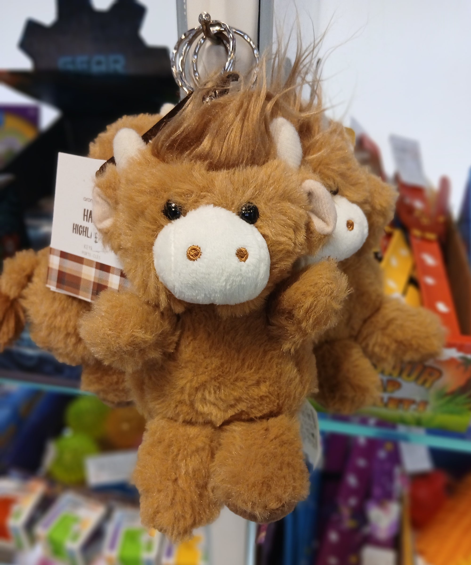 Highland Cow Keychain Plush