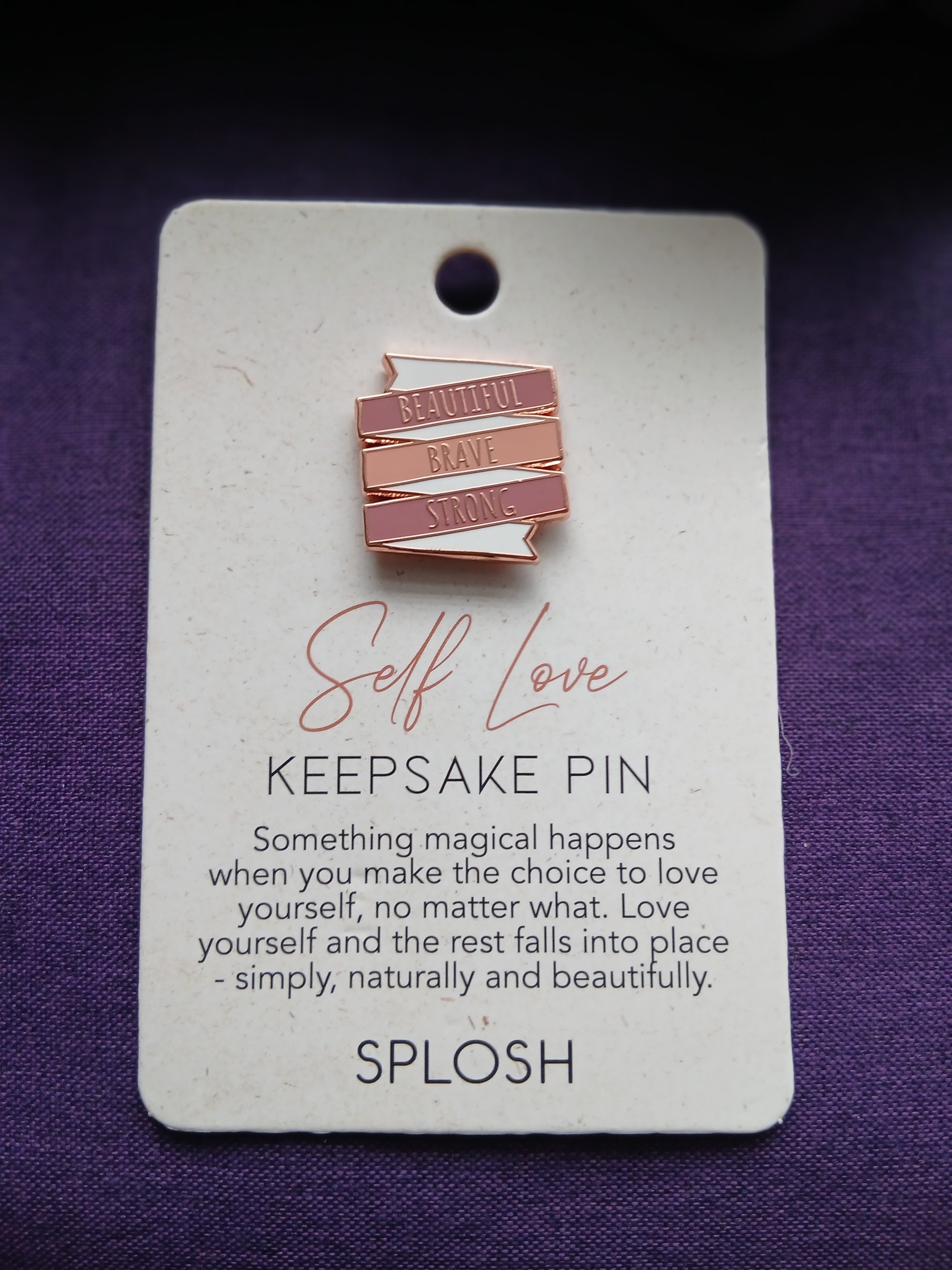 Self Love Keepsake Pin