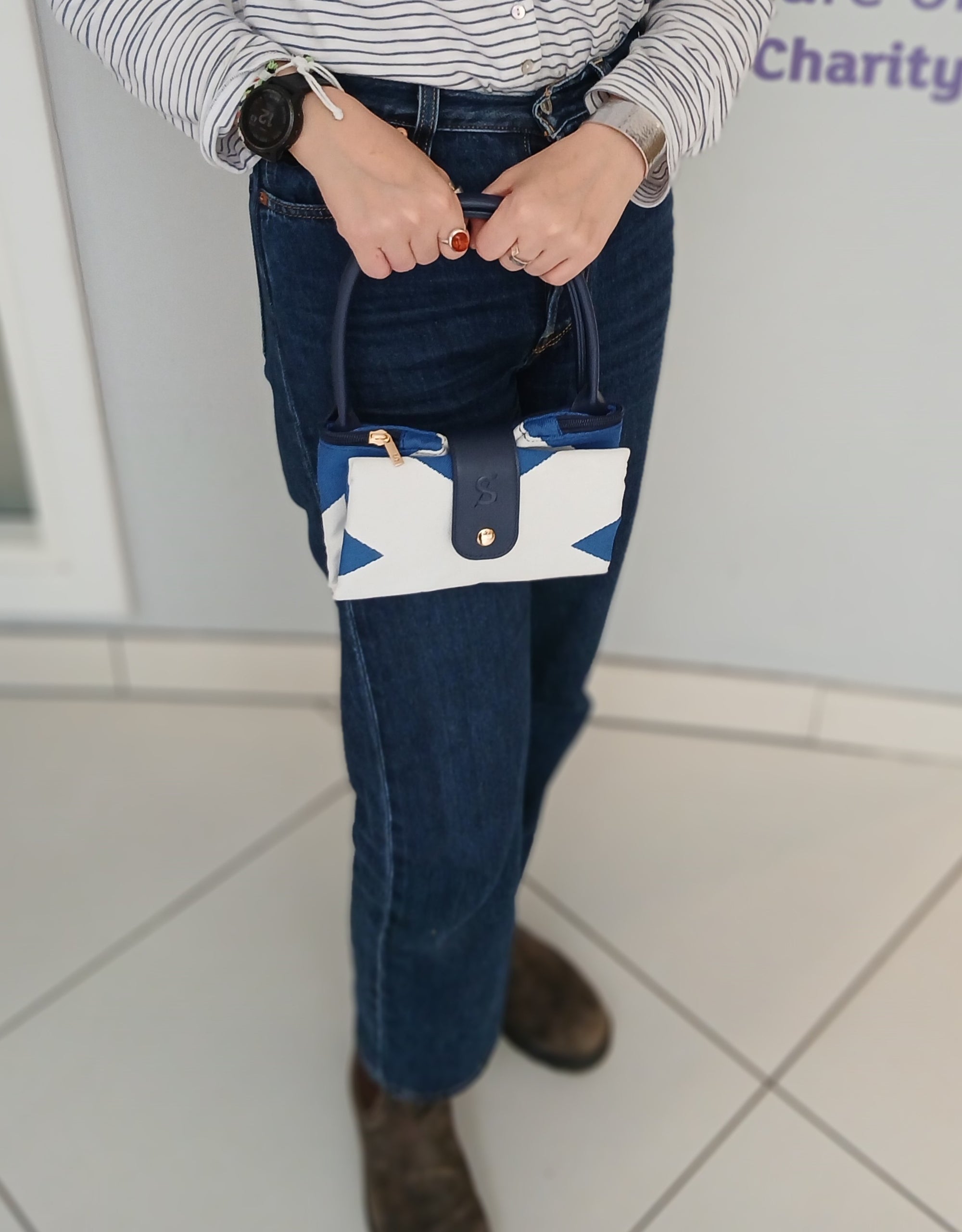 Foldable Saltire Shopper Bag