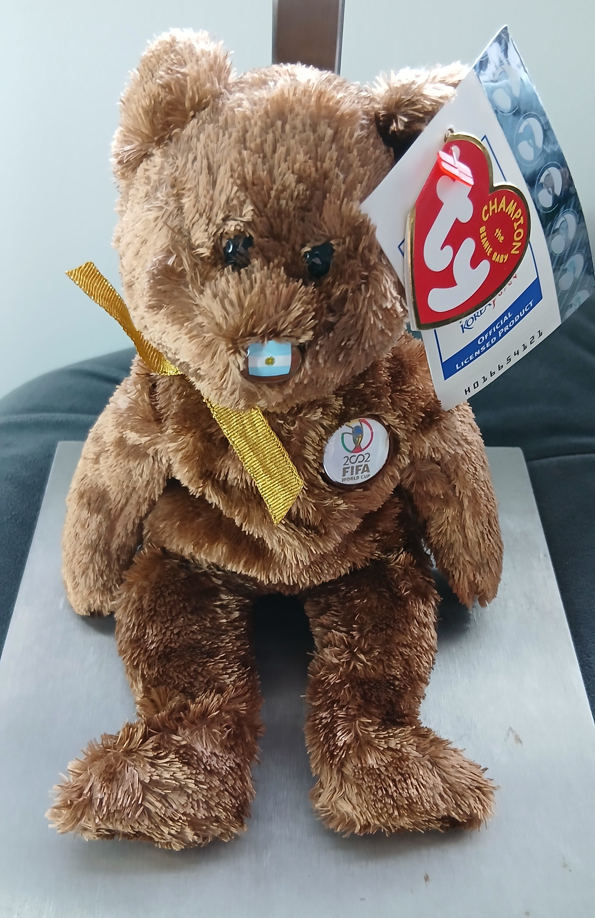 2002 Fifa World Cup TY Beanie Babies- Argentina