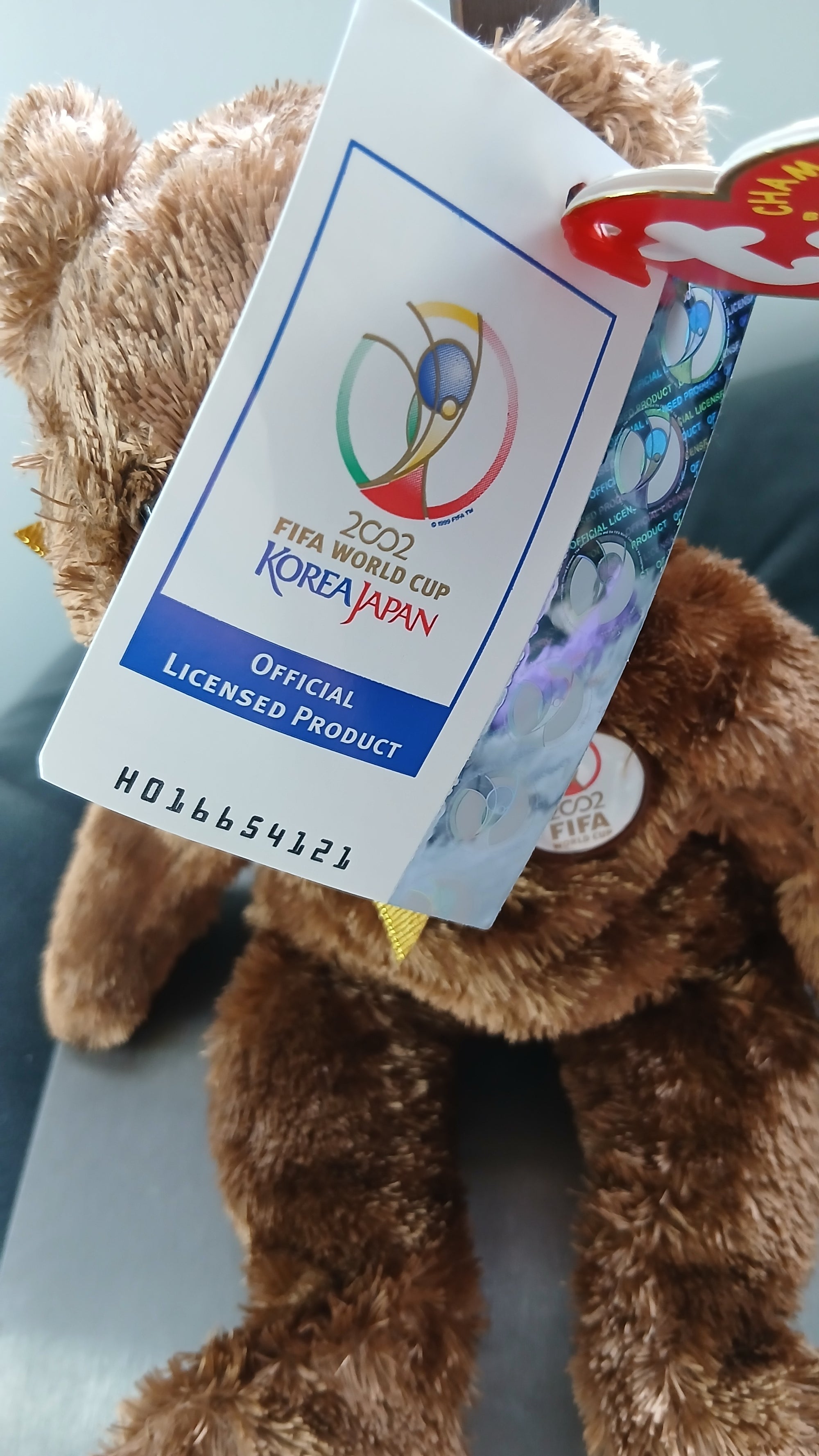 2002 Fifa World Cup TY Beanie Babies- Argentina
