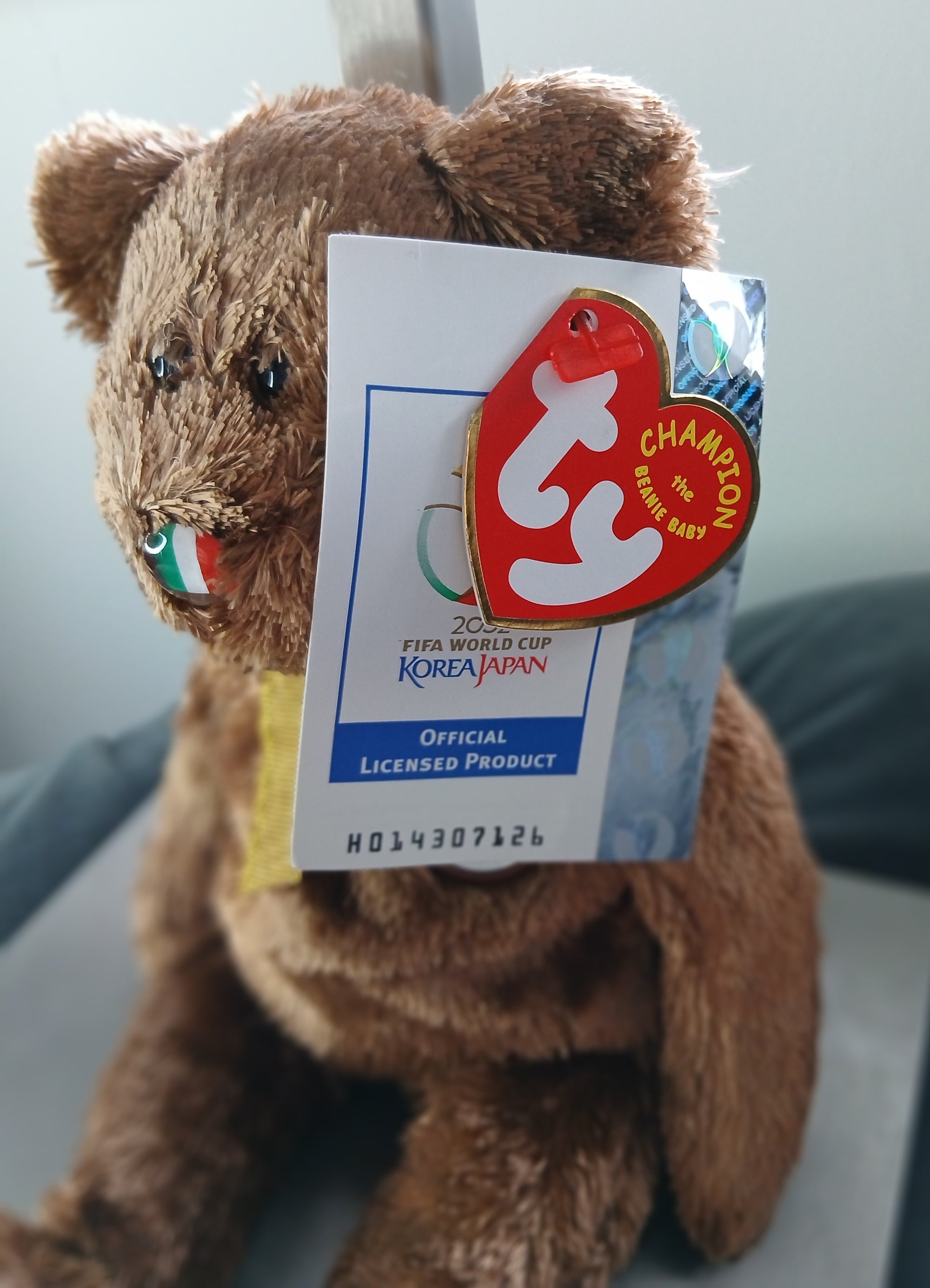 2002 Fifa World Cup TY Beanie Babies - Italy