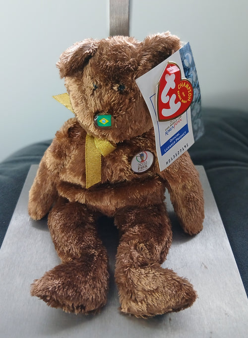2002 Fifa World Cup TY Beanie Babies - Brazil