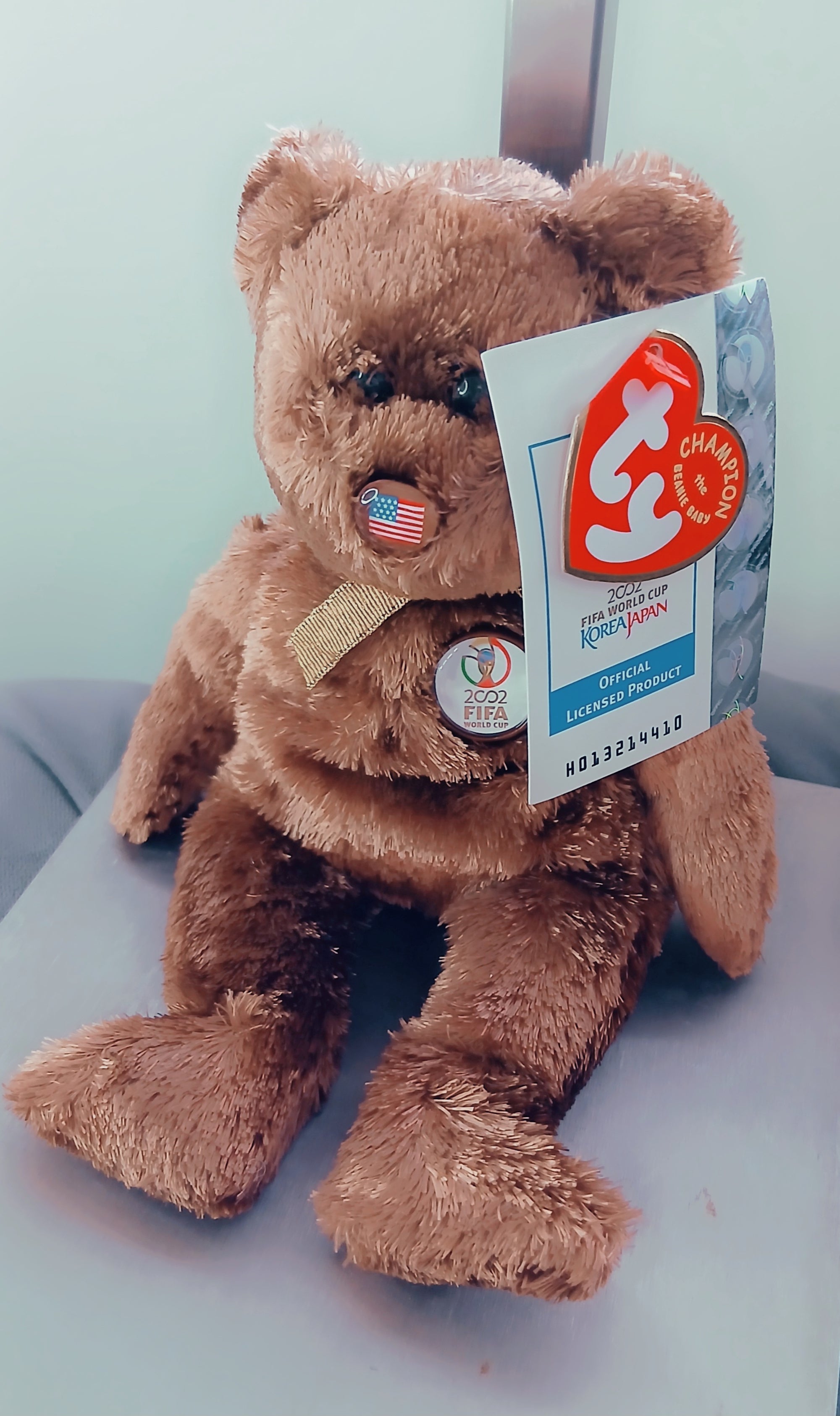 2002 Fifa World Cup TY Beanie Babies -America