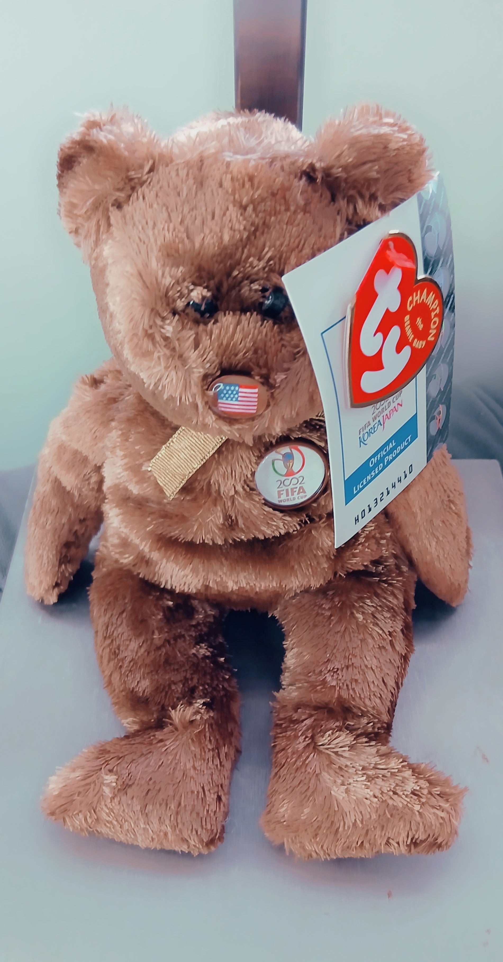 2002 Fifa World Cup TY Beanie Babies -America