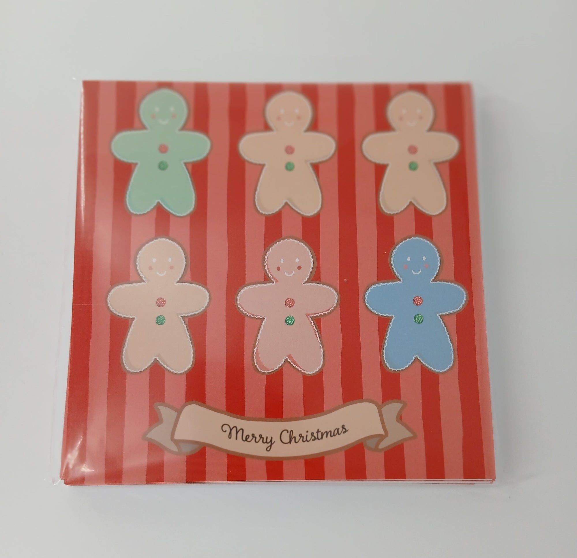 Iced Gingerbread Men Christmas Cards