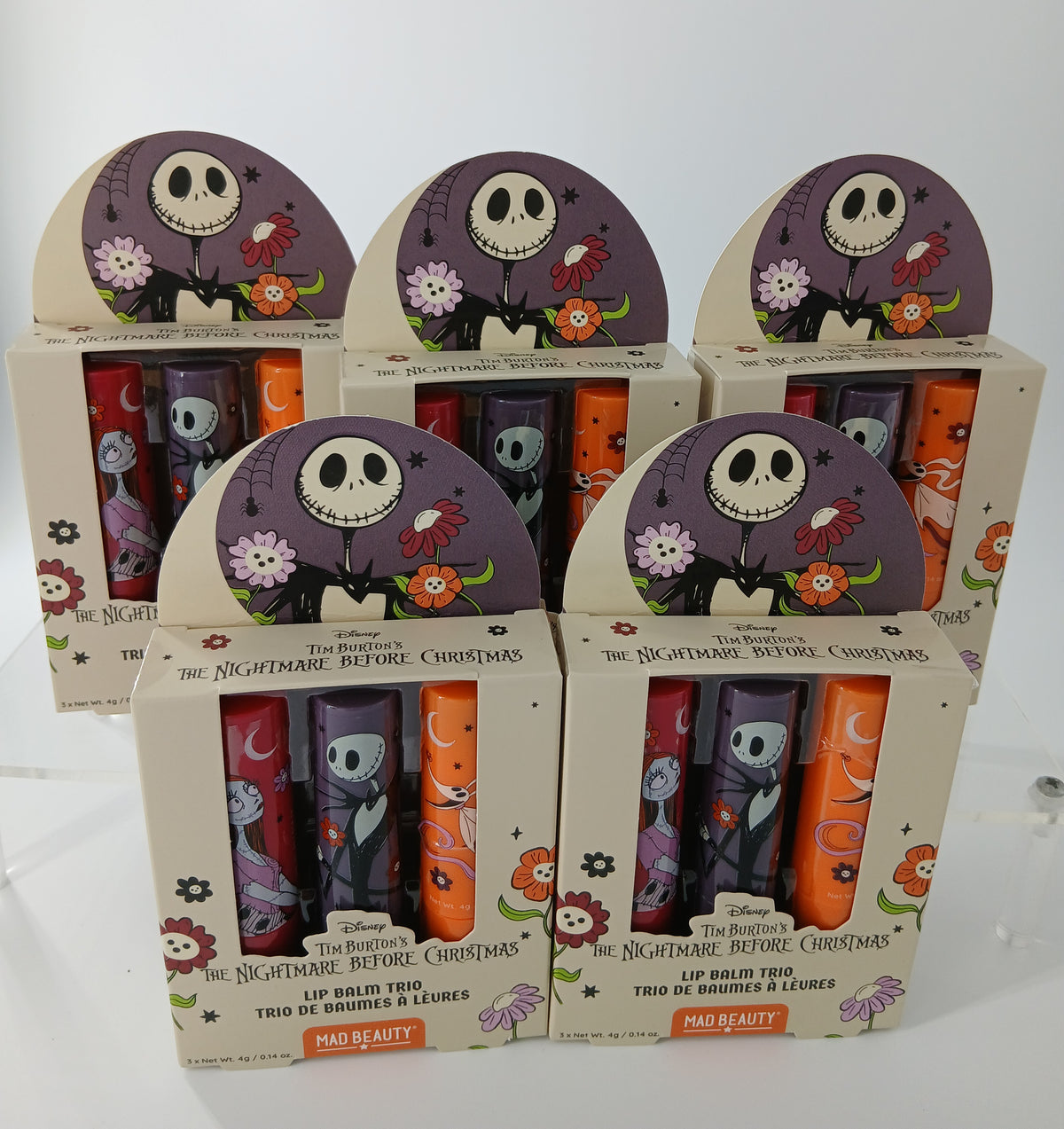 Nightmare Before Christmas Lip Balm Trio